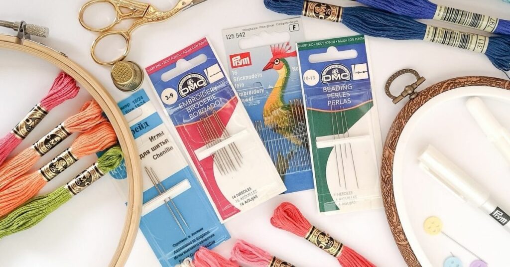 Hand embroidery needles