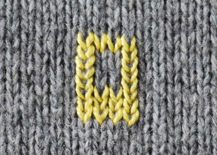 Duplicate stitch