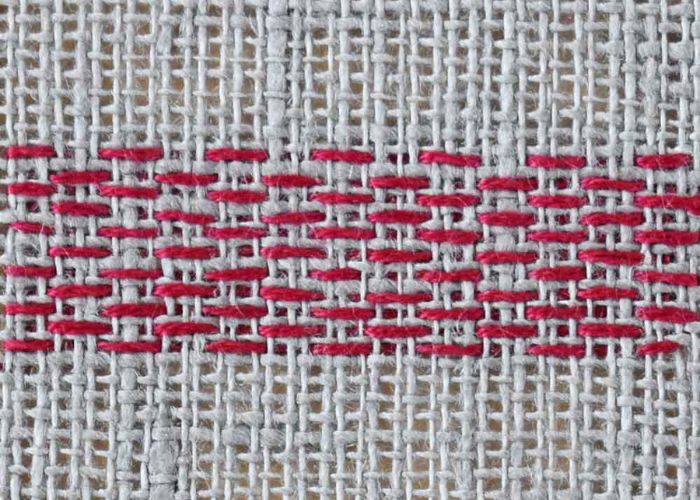Darning stitch