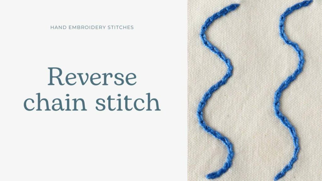 Reverse chain stitch