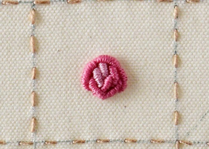 Bullion rose step2