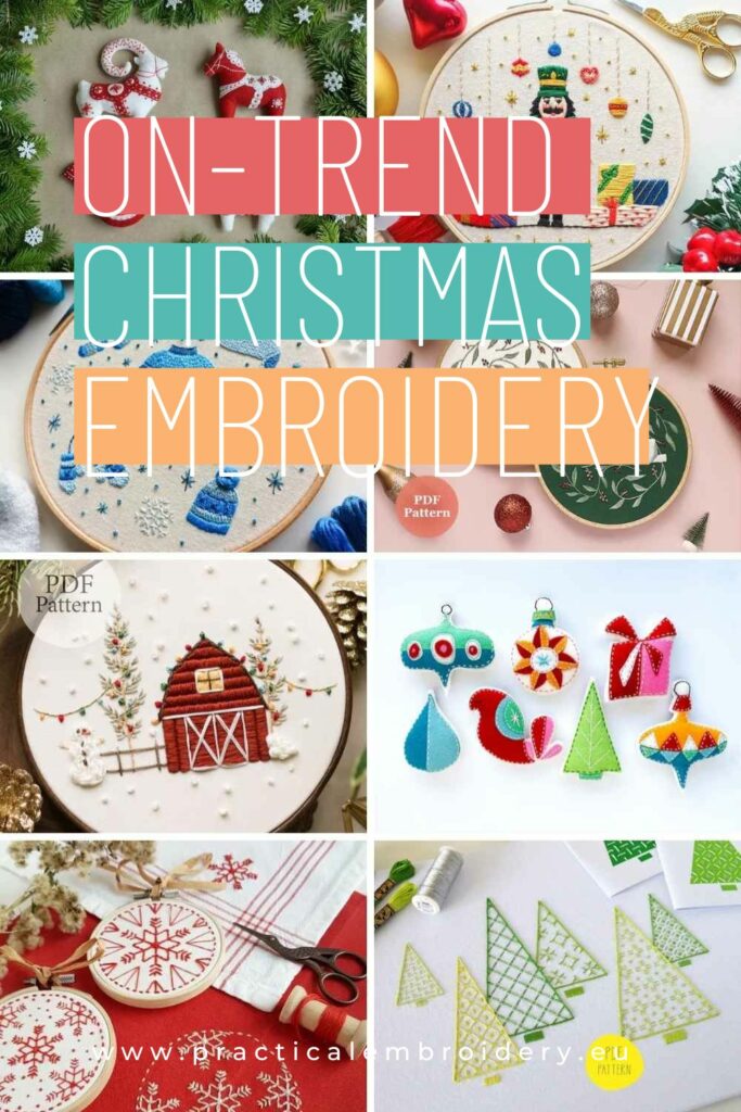 Top Weihnachtsdekoration Trends + Stickideen