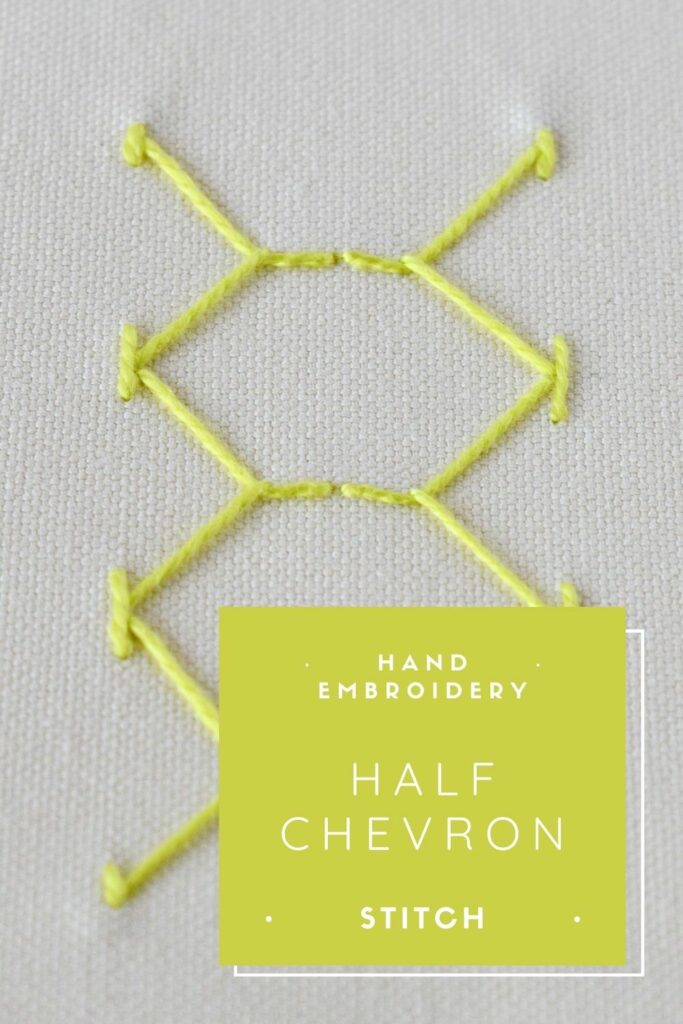 Easy Half Chevron Stitch Tutorial!