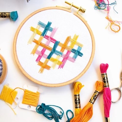 Inspiration für Handstickerei - Farben und Struktur