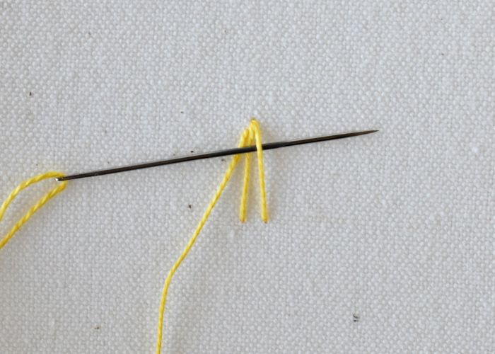 Woven Trellis Stitch Step 3