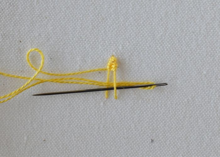 Woven Trellis Stitch Step 6